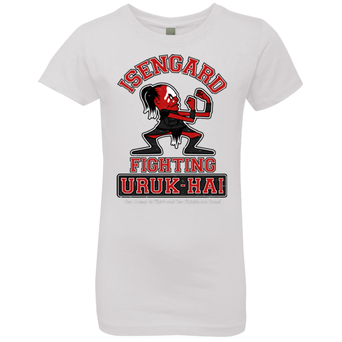 T-Shirts White / YXS ISENGARD FIGHTING URUKHAI Girls Premium T-Shirt