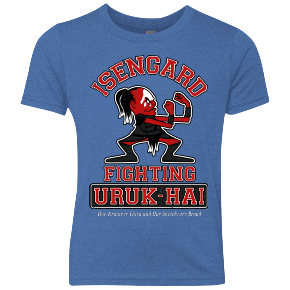 T-Shirts Vintage Royal / YXS ISENGARD FIGHTING URUKHAI Youth Triblend T-Shirt