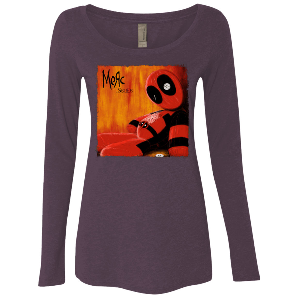 T-Shirts Vintage Purple / Small Issues Women's Triblend Long Sleeve Shirt