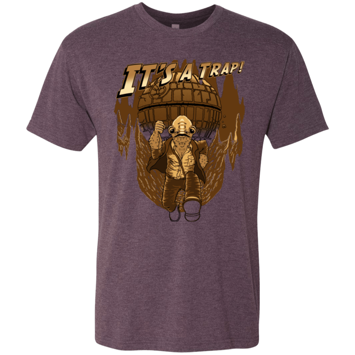 T-Shirts Vintage Purple / Small It's a trap!! Men's Triblend T-Shirt
