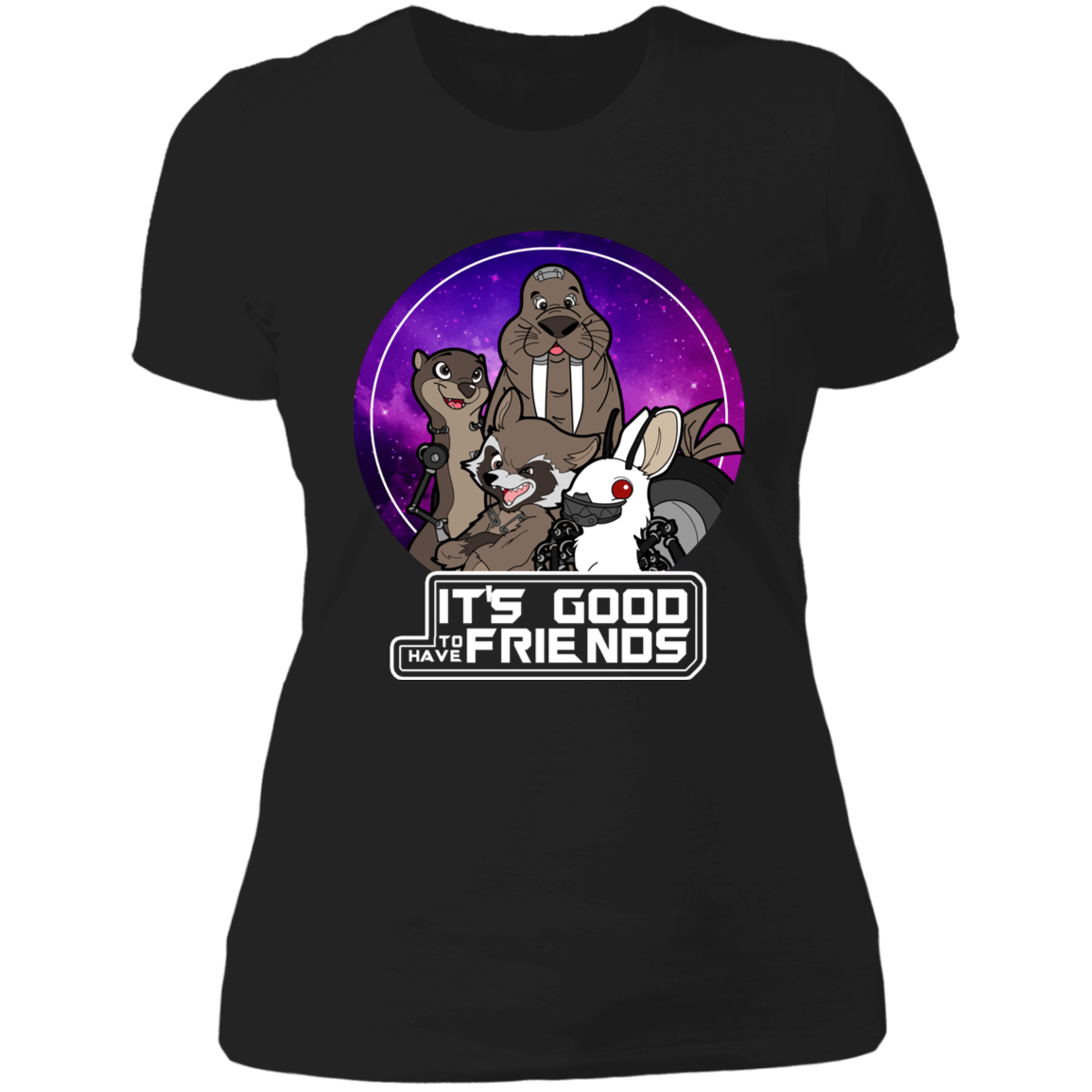 T-Shirts Black / X-Small Its Good to Have Friends Women's Premium T-Shirt