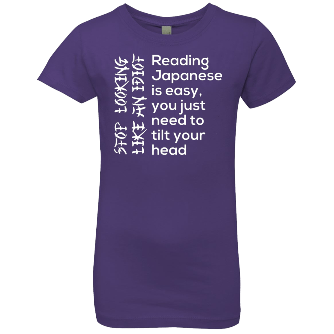 T-Shirts Purple Rush / YXS Japanese Girls Premium T-Shirt