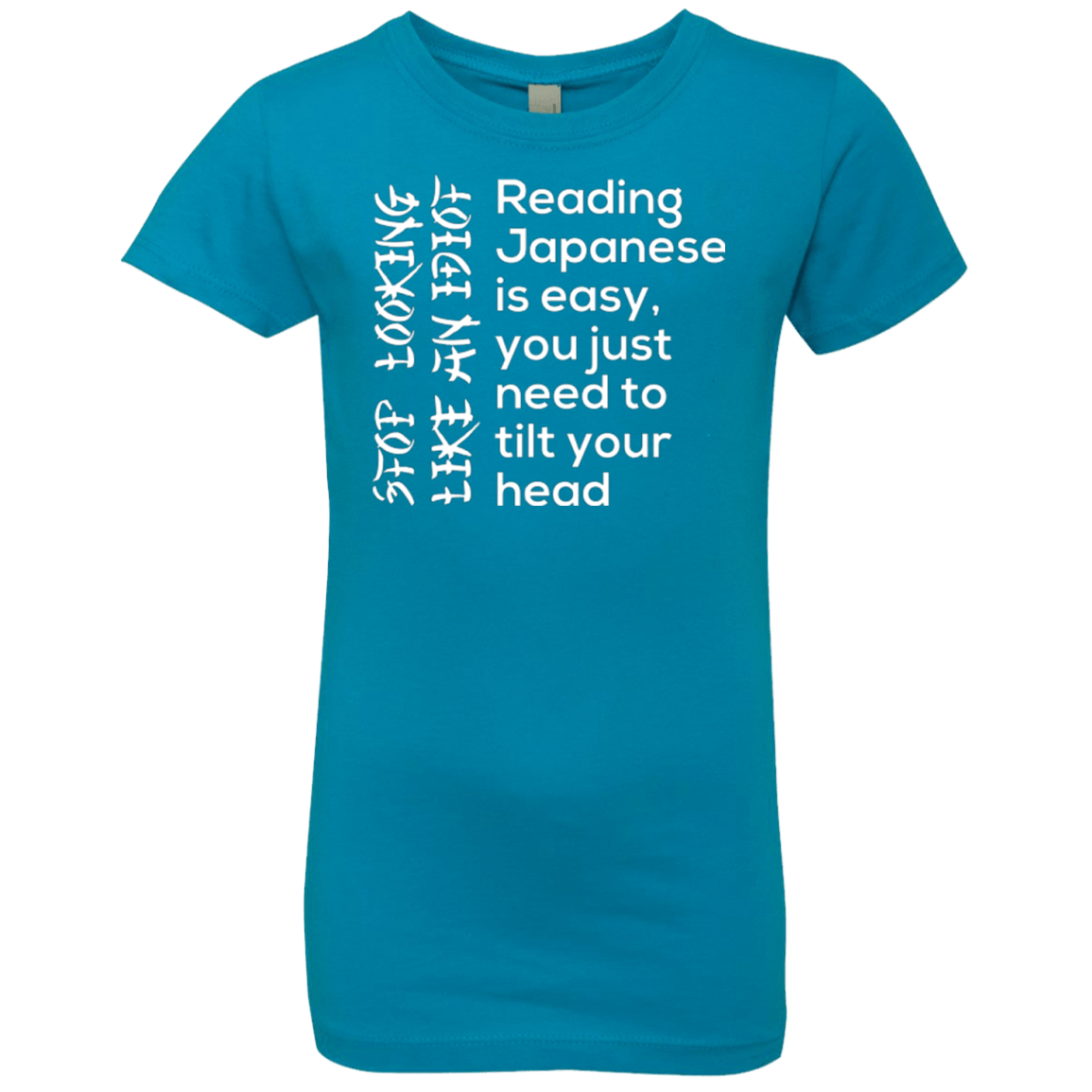 T-Shirts Turquoise / YXS Japanese Girls Premium T-Shirt