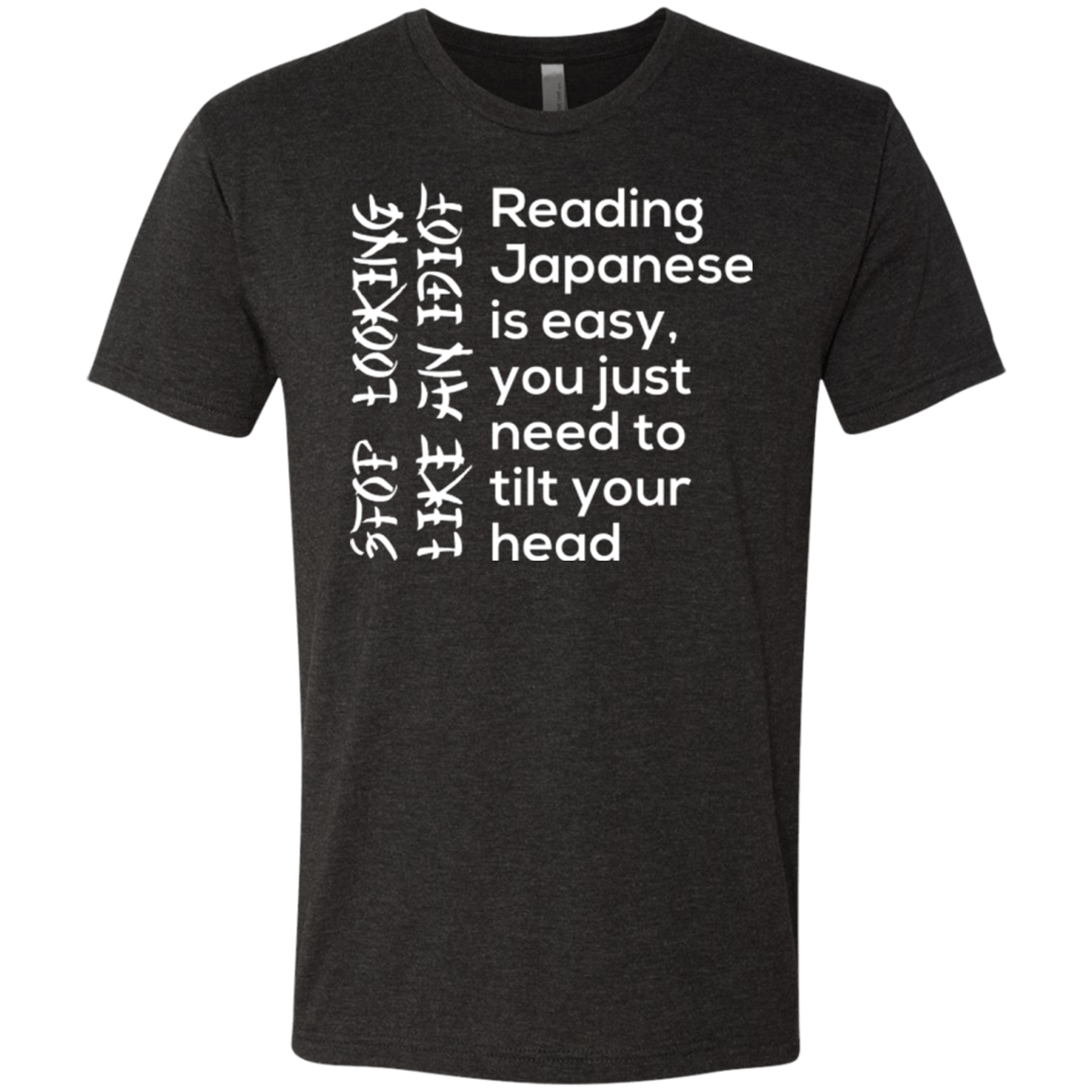 T-Shirts Vintage Black / Small Japanese Men's Triblend T-Shirt