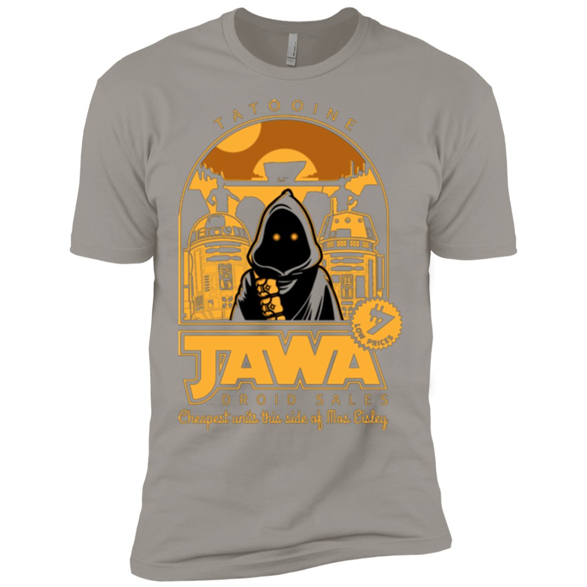 T-Shirts Light Grey / X-Small Jawa Droid Sales Men's Premium T-Shirt