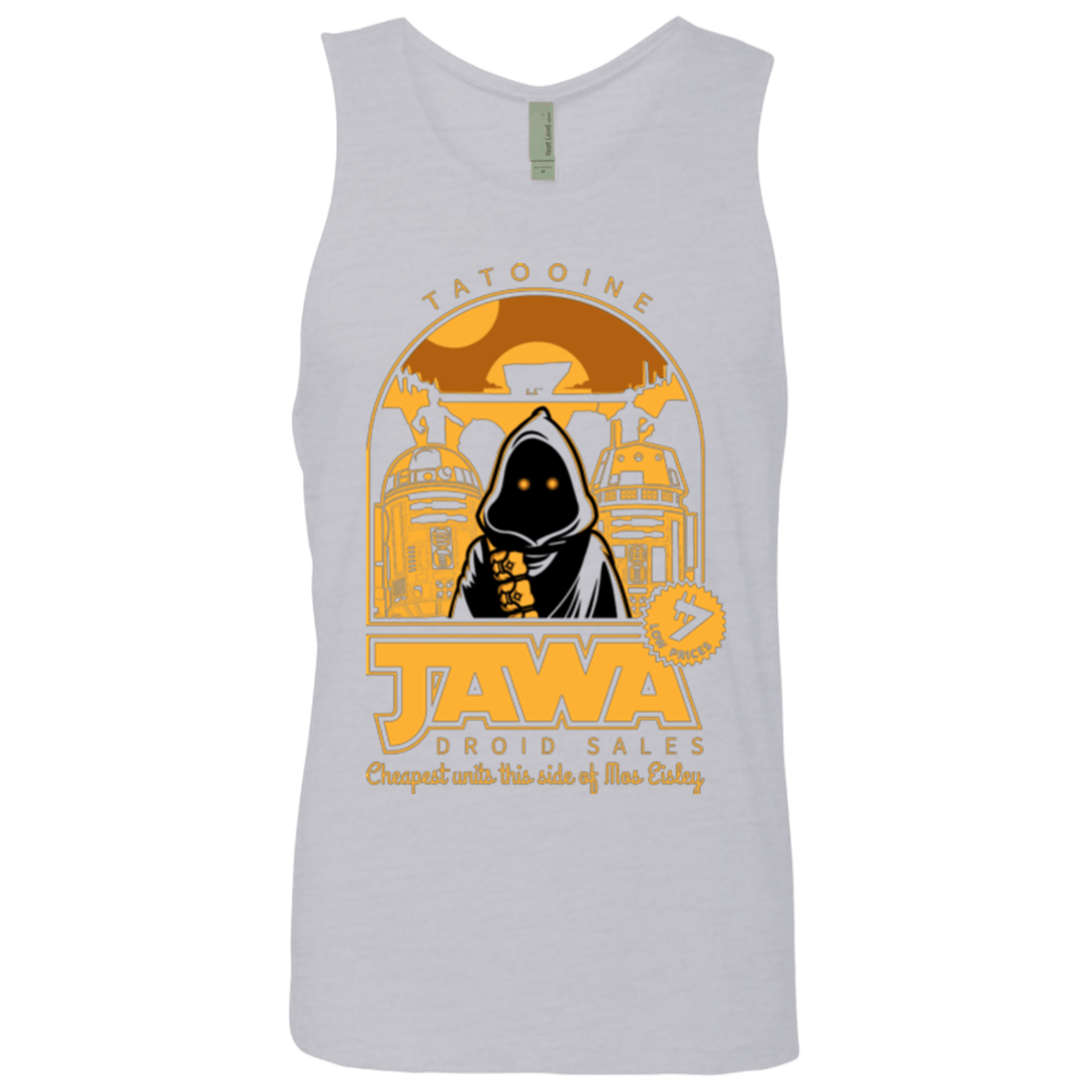 T-Shirts Heather Grey / Small Jawa Droid Sales Men's Premium Tank Top
