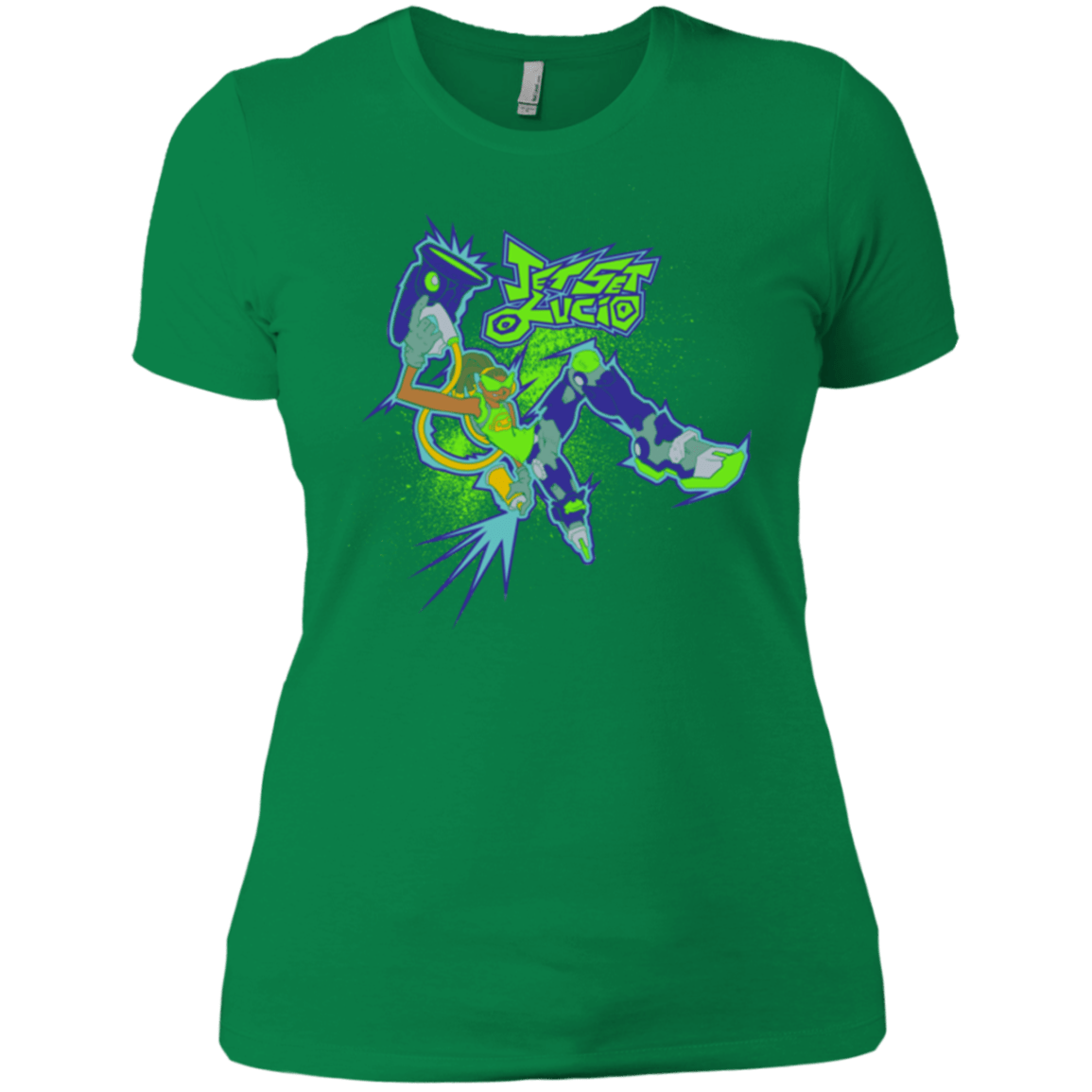 T-Shirts Kelly Green / X-Small Jet Set Lucio Women's Premium T-Shirt