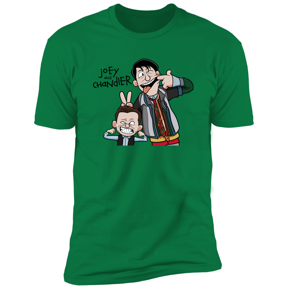 T-Shirts Kelly Green / S Joey & Chandler Men's Premium T-Shirt