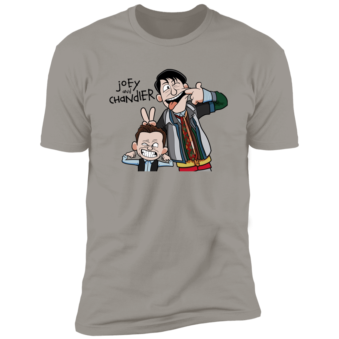 T-Shirts Light Grey / S Joey & Chandler Men's Premium T-Shirt