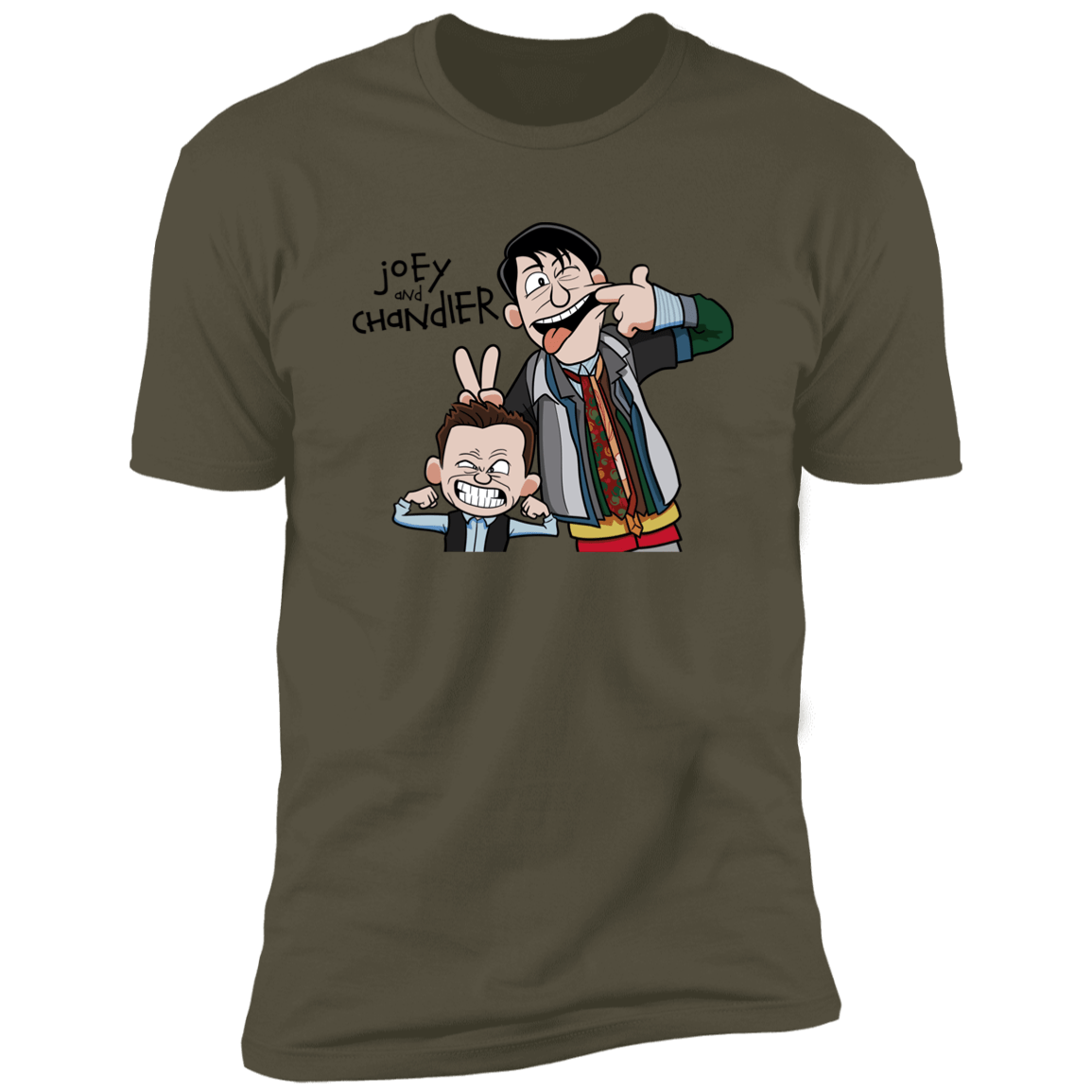 T-Shirts Military Green / S Joey & Chandler Men's Premium T-Shirt