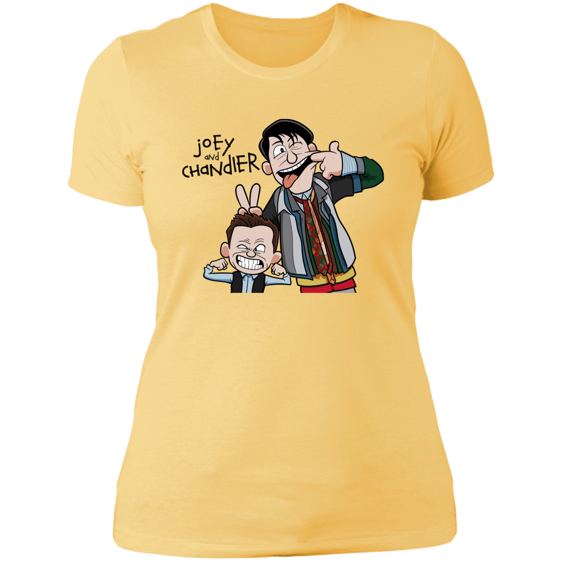 T-Shirts Banana Cream/ / S Joey & Chandler Women's Premium T-Shirt