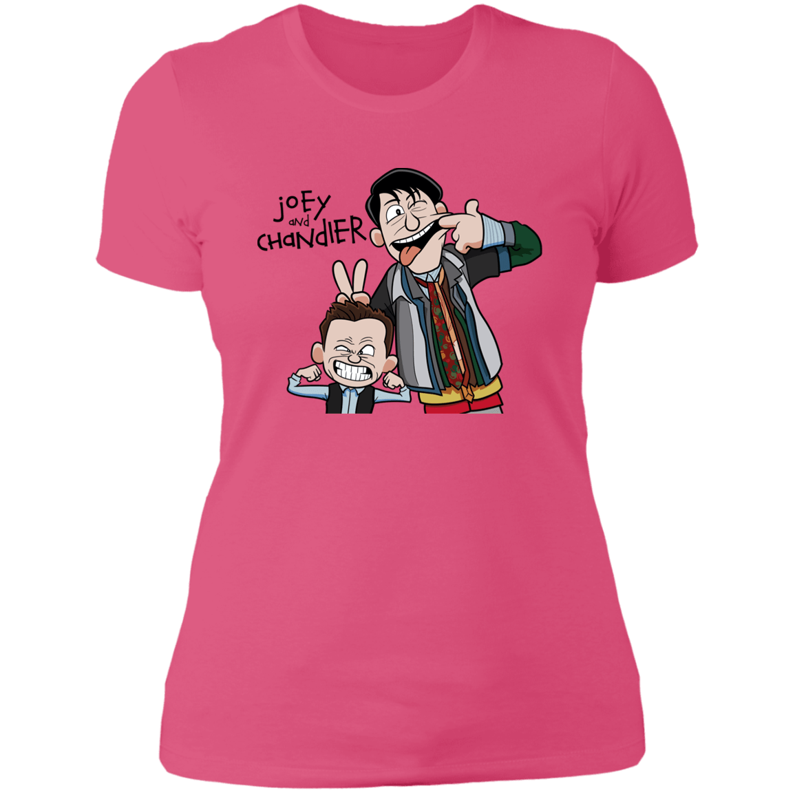 T-Shirts Hot Pink / S Joey & Chandler Women's Premium T-Shirt