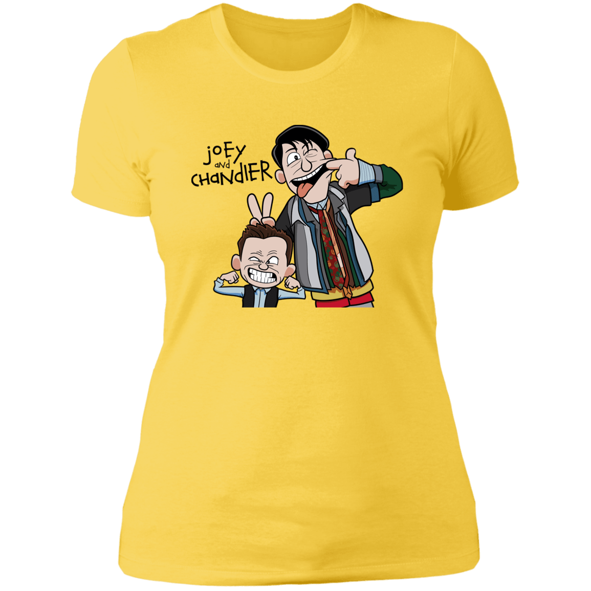 T-Shirts Vibrant Yellow / S Joey & Chandler Women's Premium T-Shirt