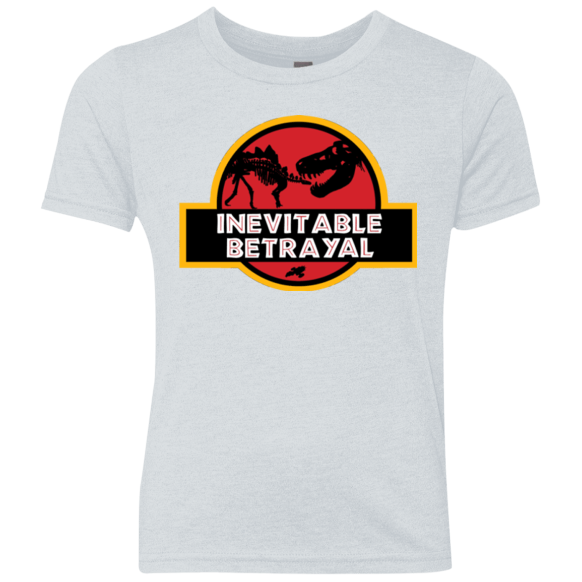 T-Shirts Heather White / YXS JURASSIC BETRAYAL Youth Triblend T-Shirt