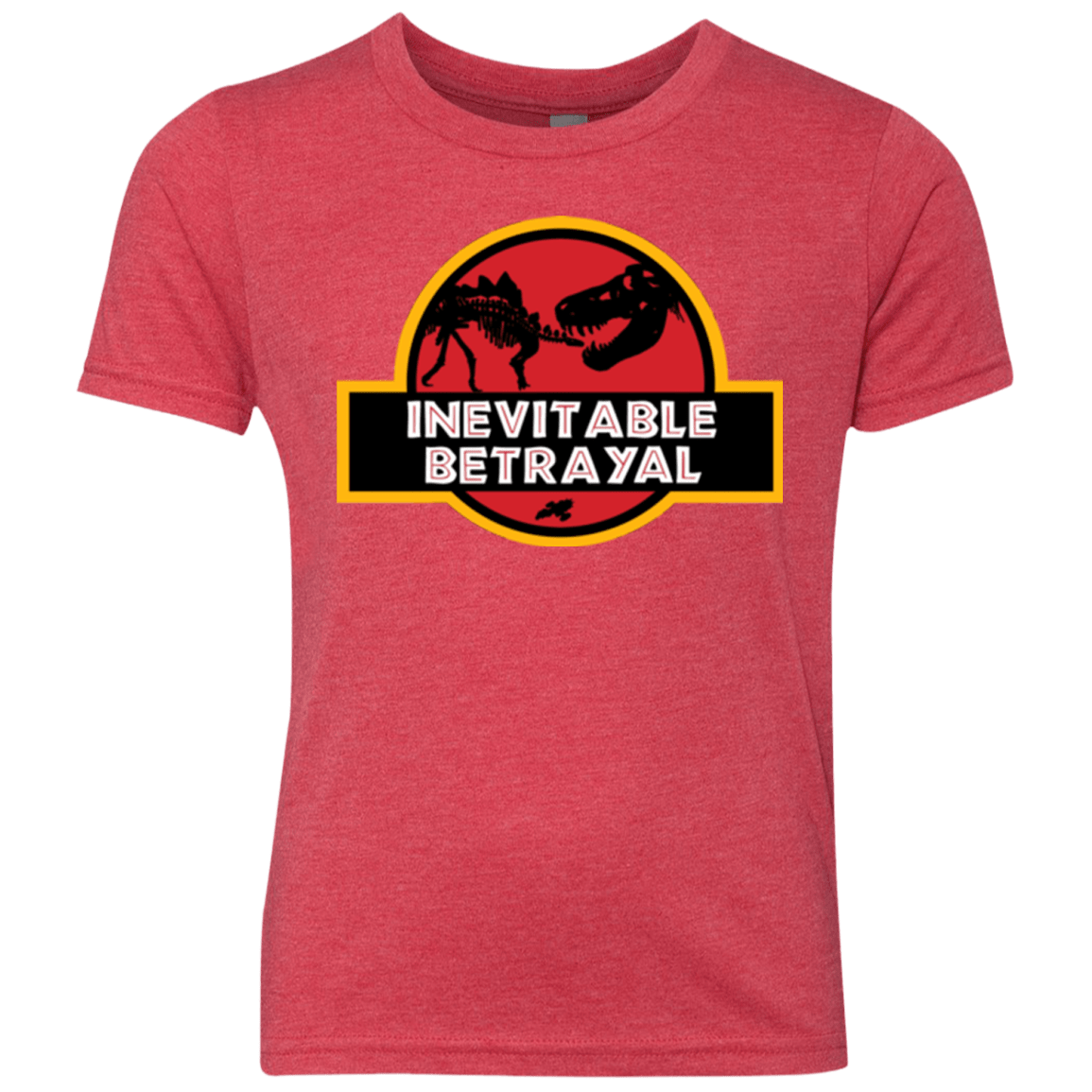 T-Shirts Vintage Red / YXS JURASSIC BETRAYAL Youth Triblend T-Shirt