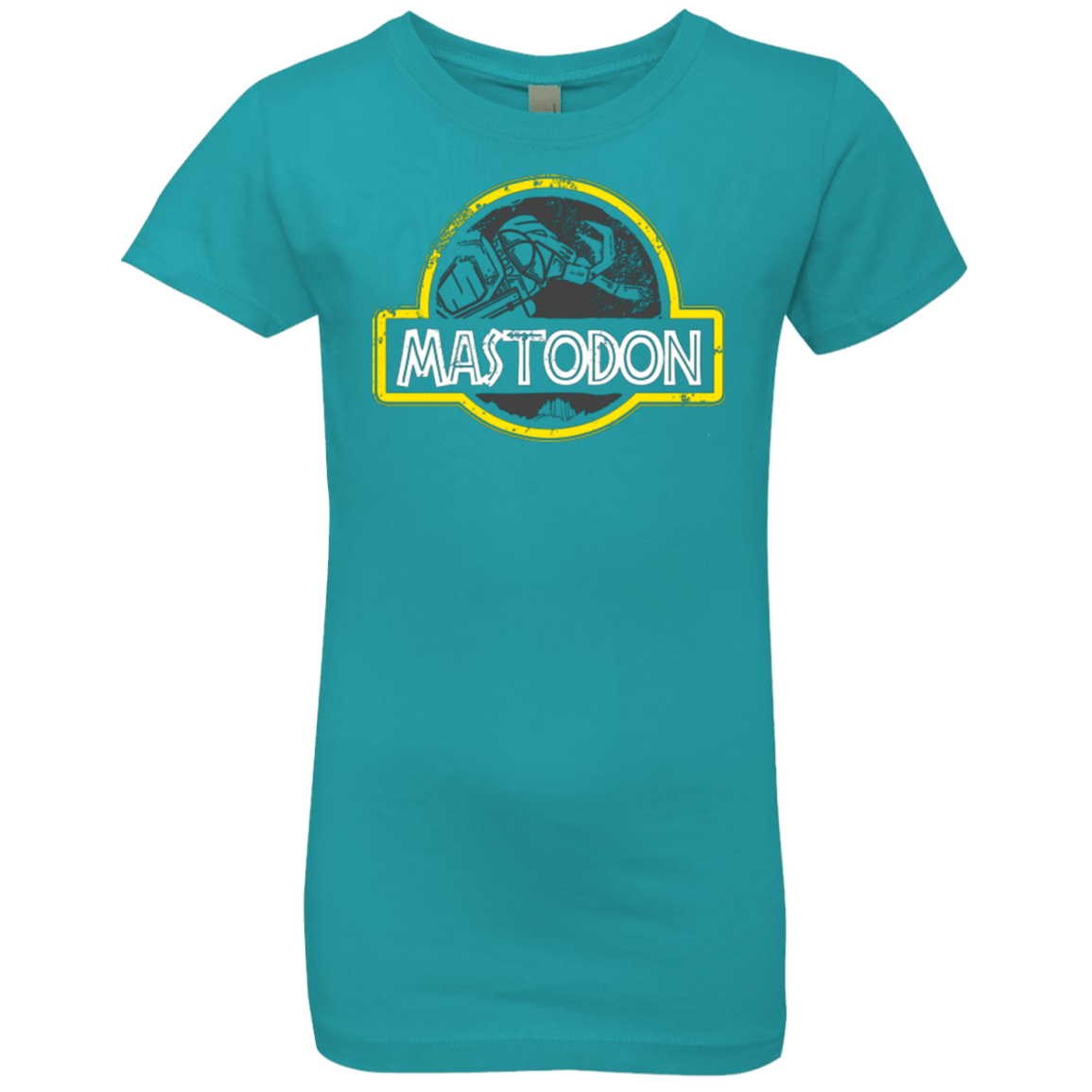 T-Shirts Tahiti Blue / YXS Jurassic Power Black Girls Premium T-Shirt