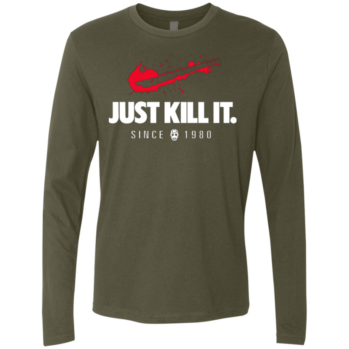 T-Shirts Military Green / Small Just Kill It Men's Premium Long Sleeve