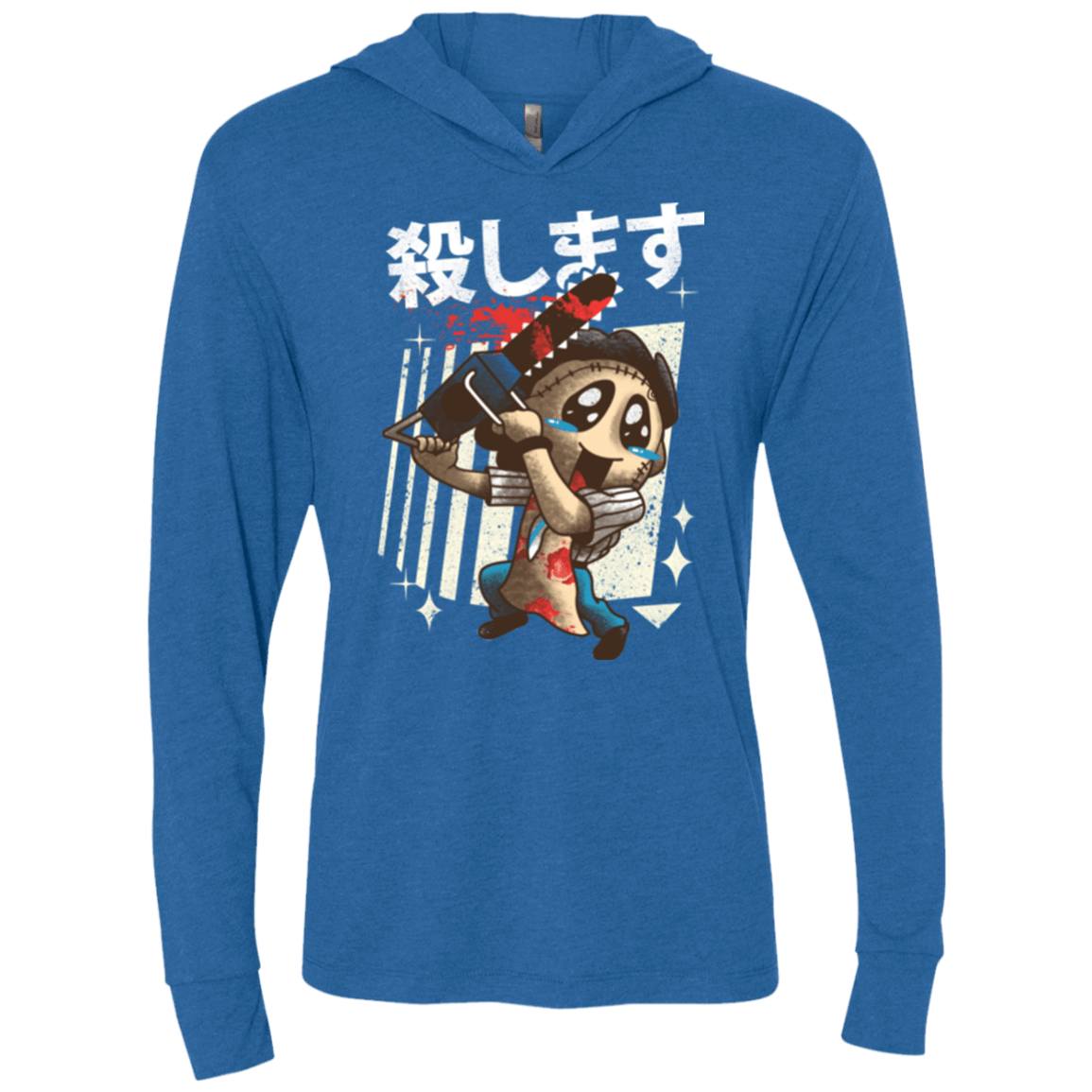 T-Shirts Vintage Royal / X-Small Kawaii Kill Triblend Long Sleeve Hoodie Tee