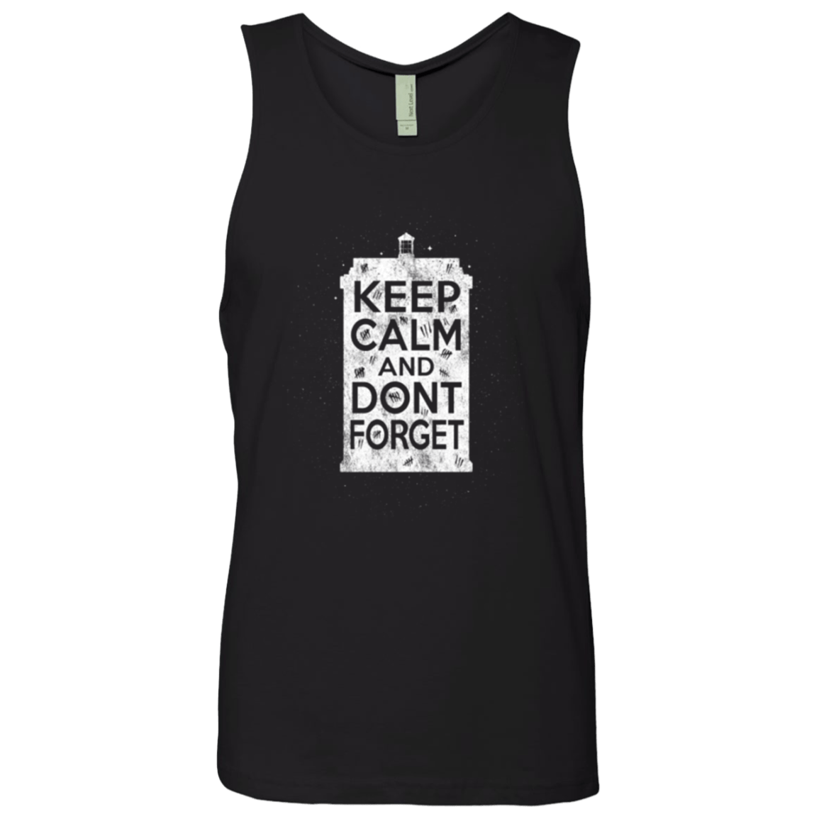 T-Shirts Black / Small KCDF Tardis Men's Premium Tank Top