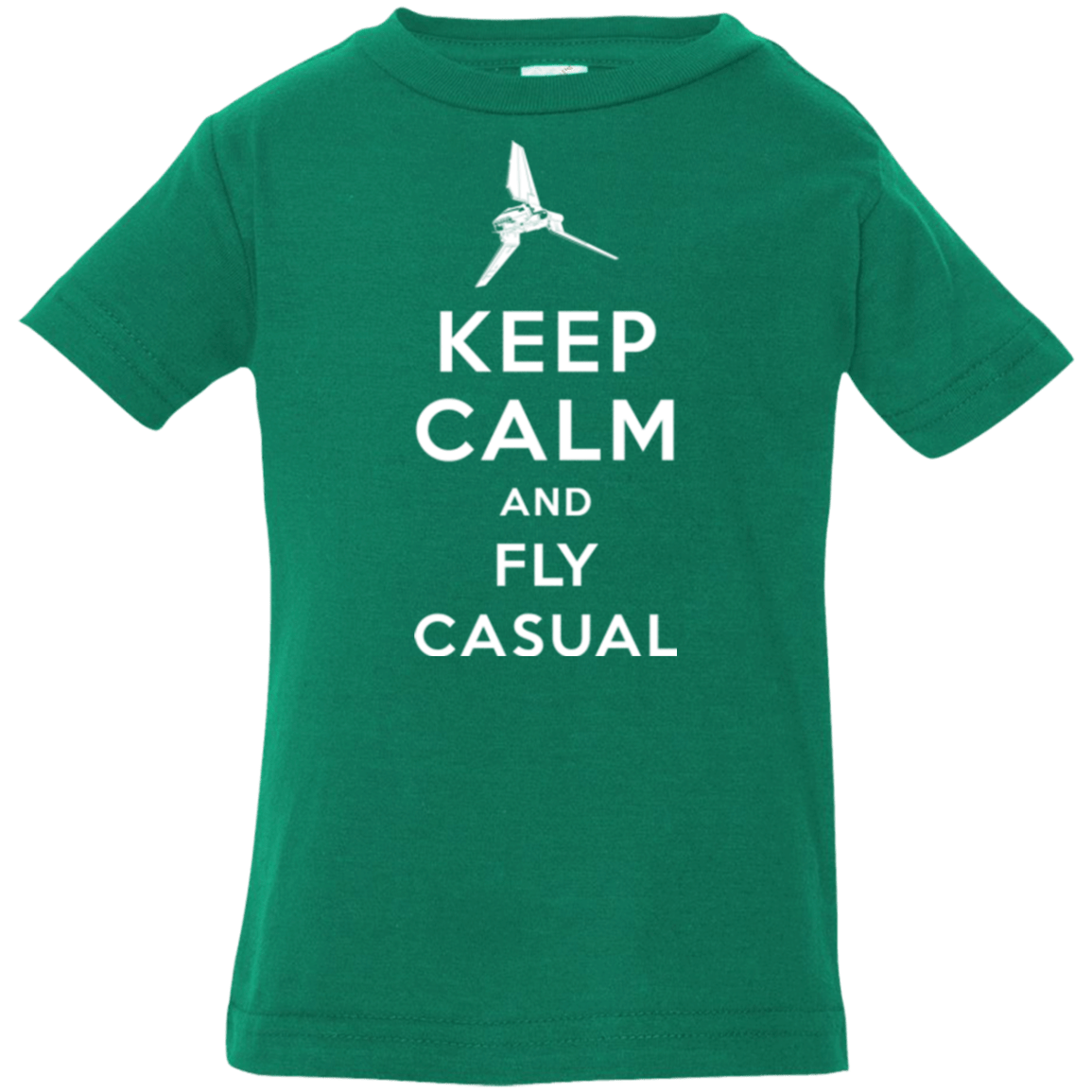 T-Shirts Kelly / 6 Months Keep Calm and Fly Casual Infant Premium T-Shirt