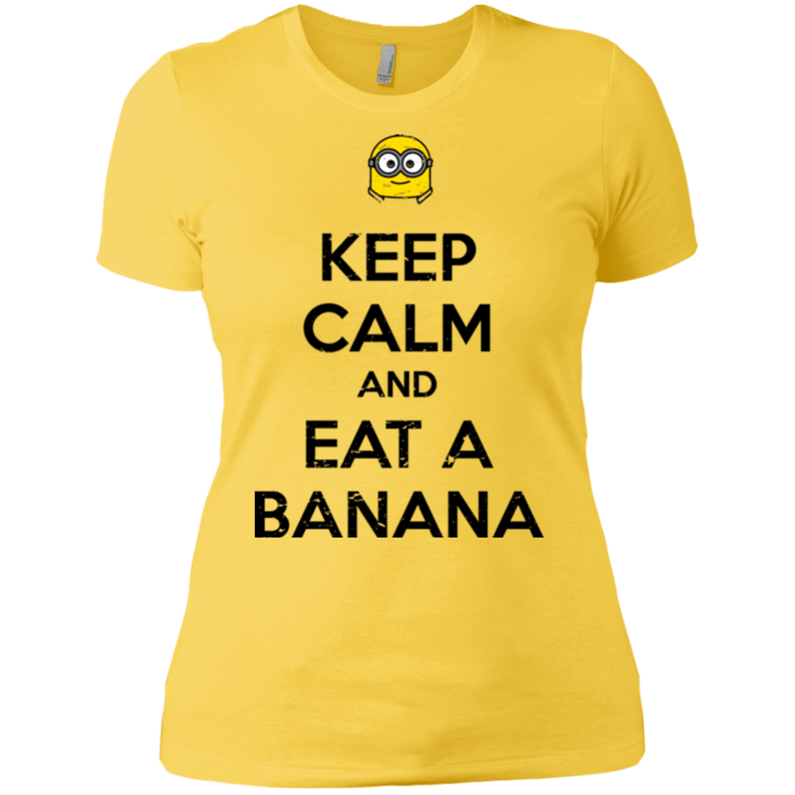 T-Shirts Vibrant Yellow / X-Small Keep Calm Banana Women's Premium T-Shirt