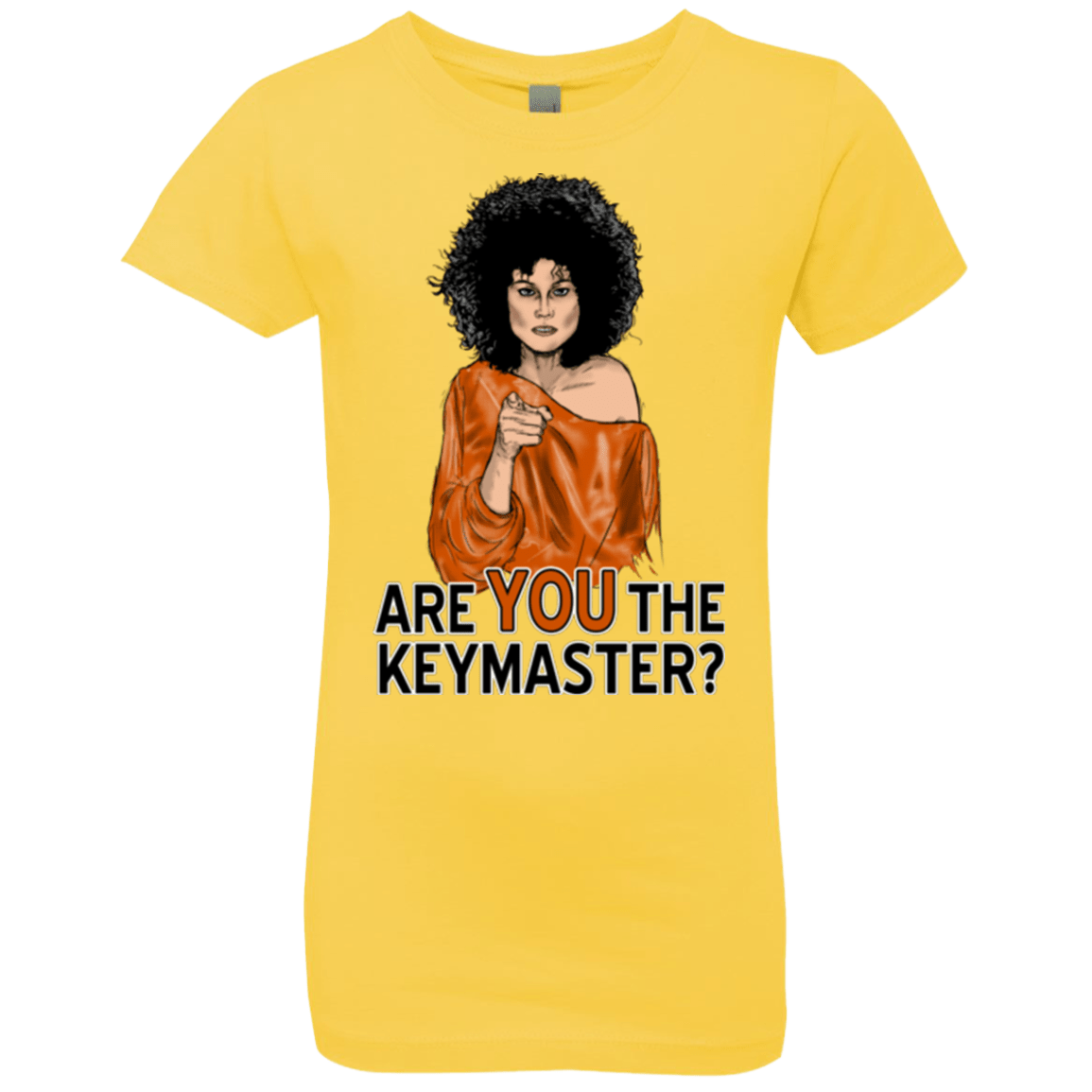 T-Shirts Vibrant Yellow / YXS Keymaster Girls Premium T-Shirt