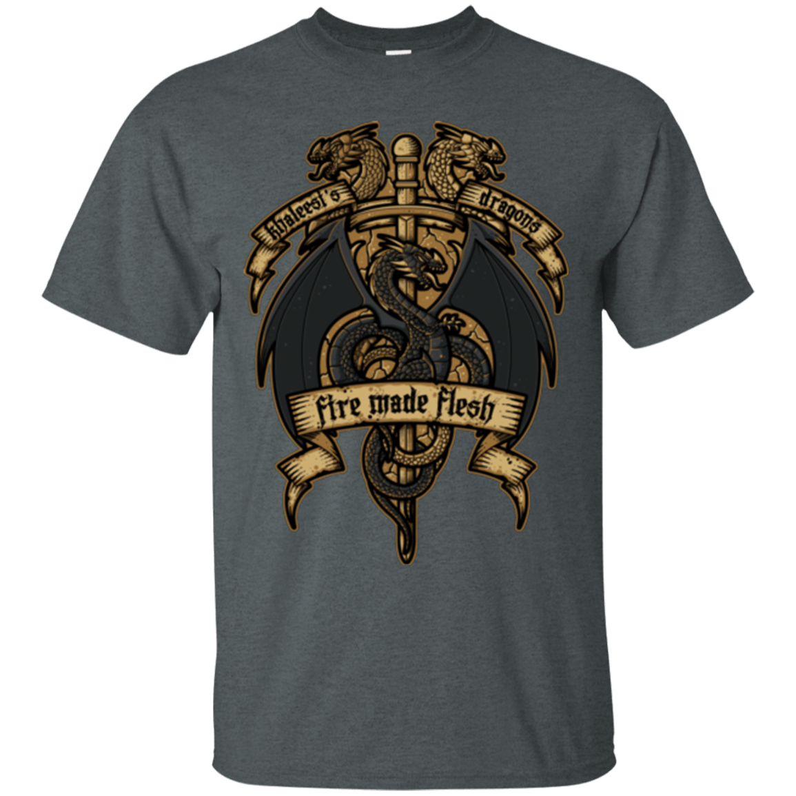 T-Shirts Dark Heather / Small KHALEESIS DRAGONS T-Shirt