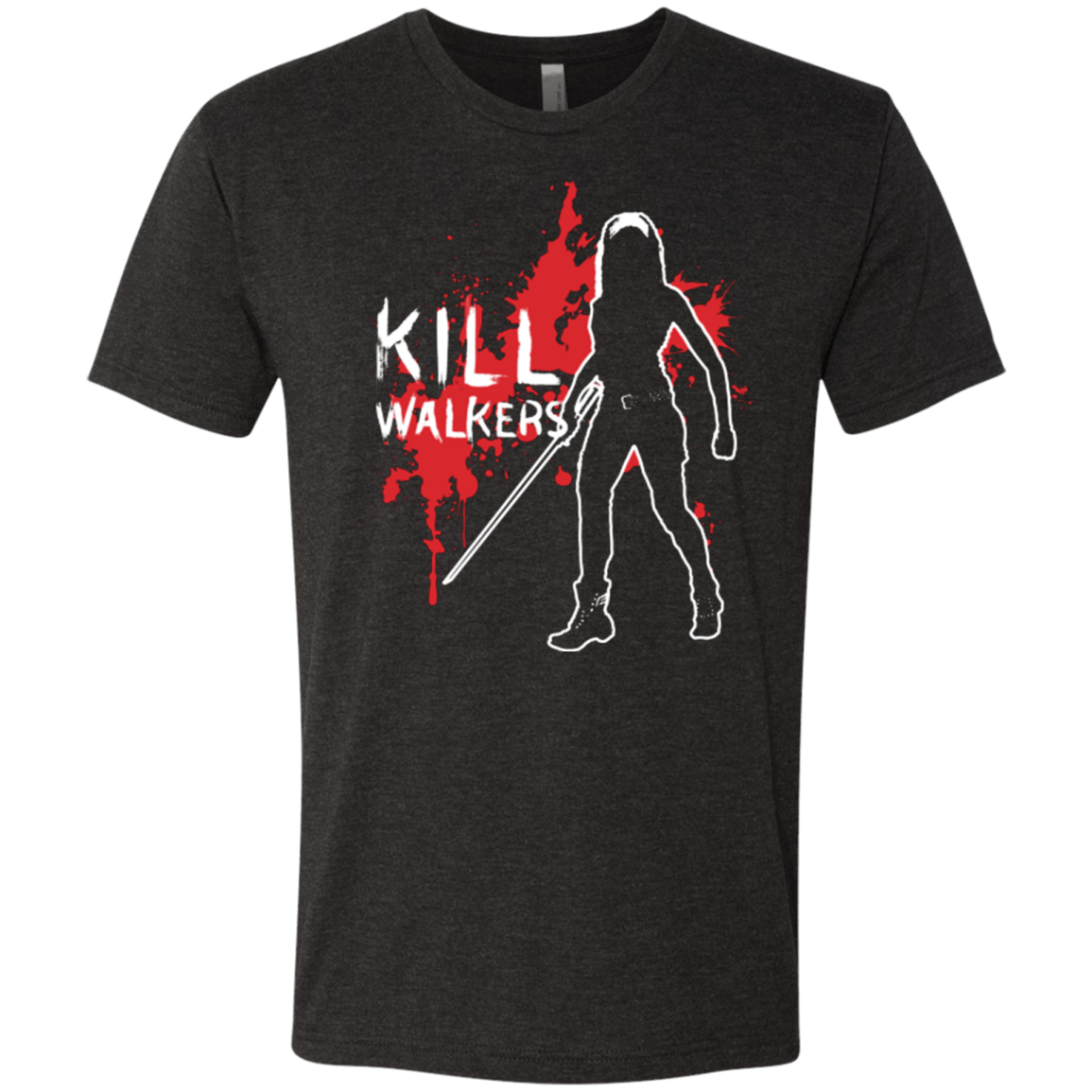 T-Shirts Vintage Black / Small Kill Walkers (sword) Men's Triblend T-Shirt