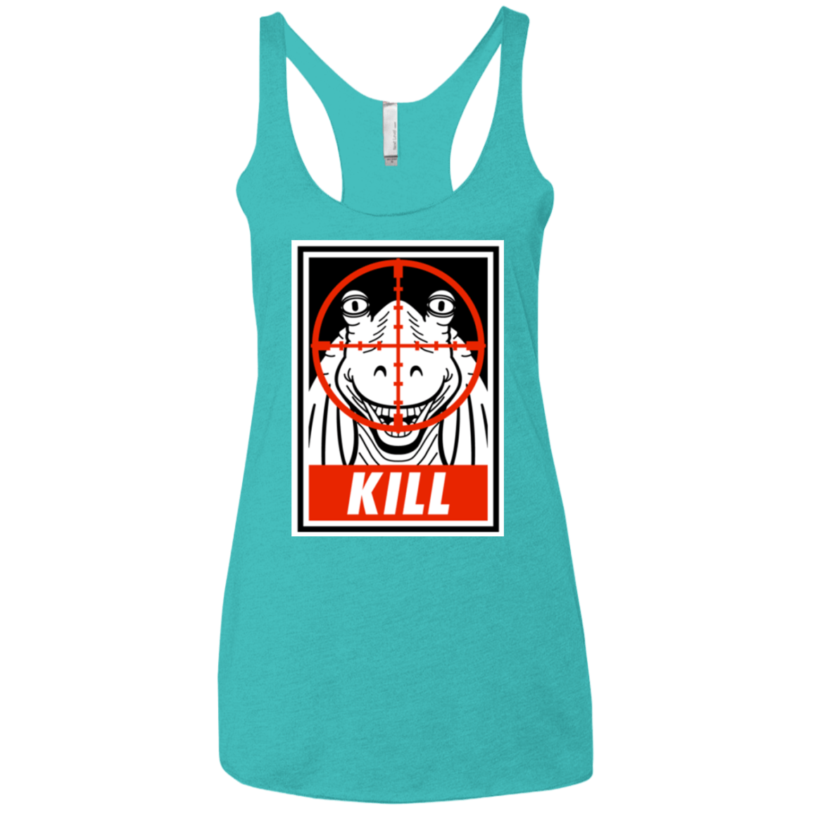 T-Shirts Tahiti Blue / X-Small Kill Women's Triblend Racerback Tank