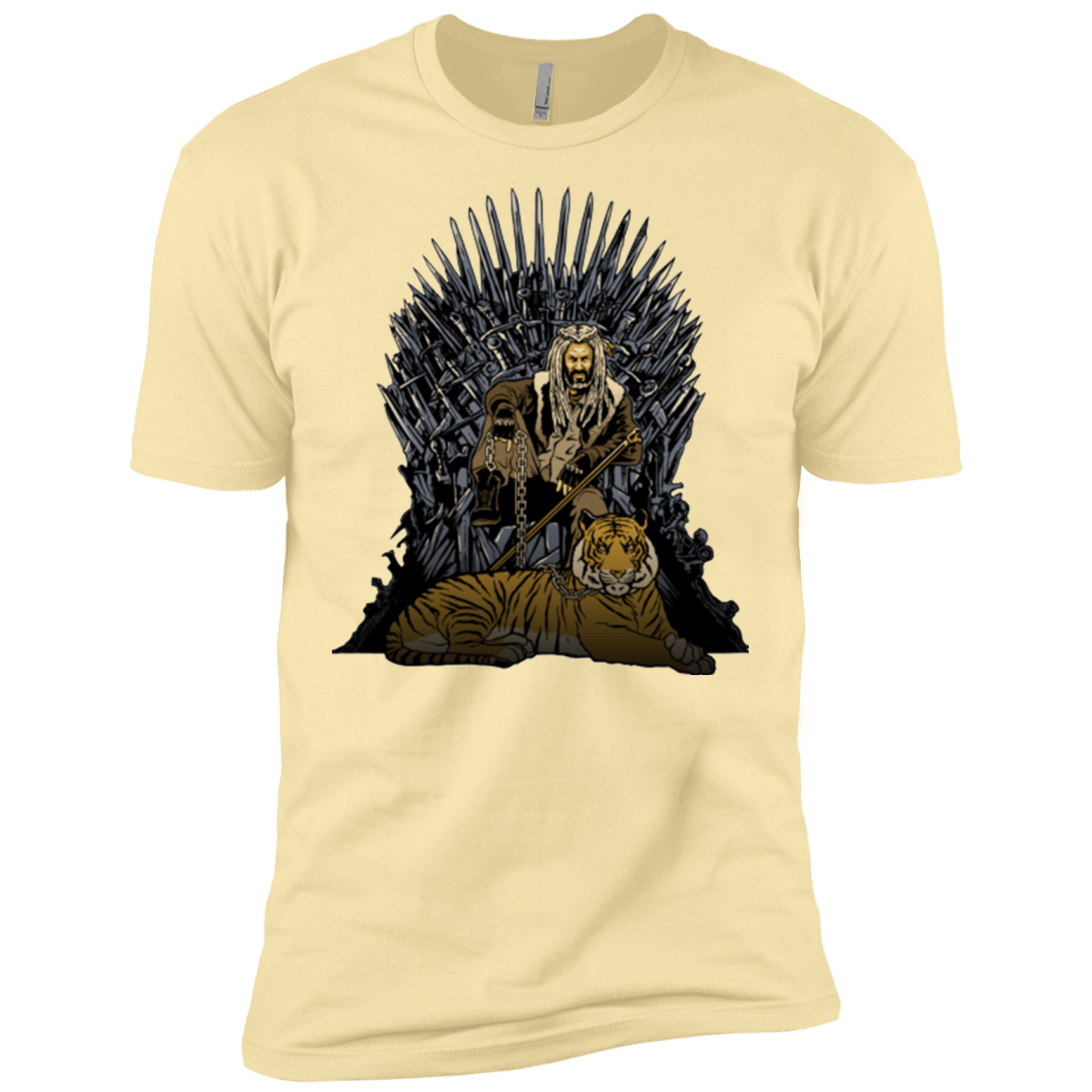 T-Shirts Banana Cream / X-Small King and Tiger Men's Premium T-Shirt