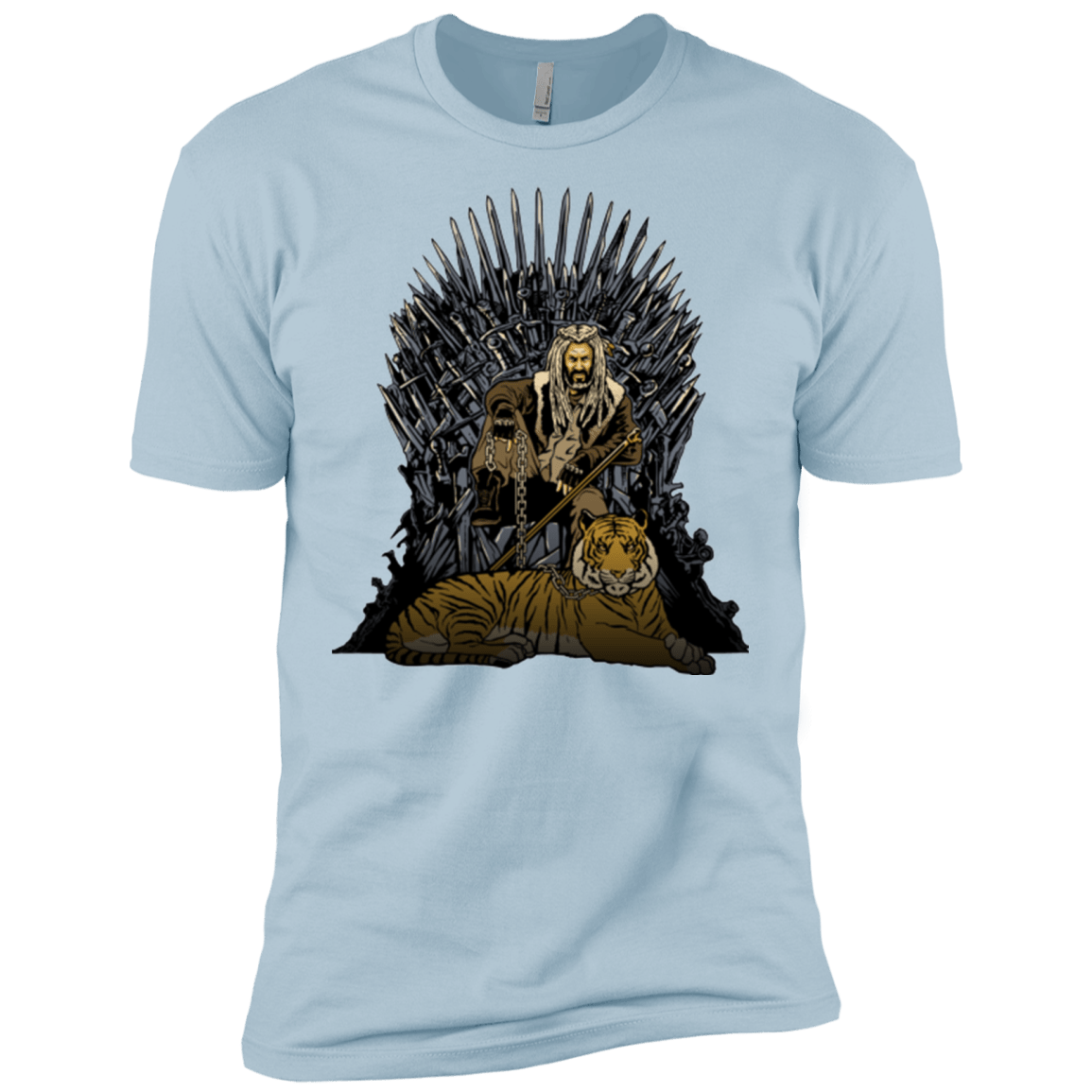 T-Shirts Light Blue / X-Small King and Tiger Men's Premium T-Shirt
