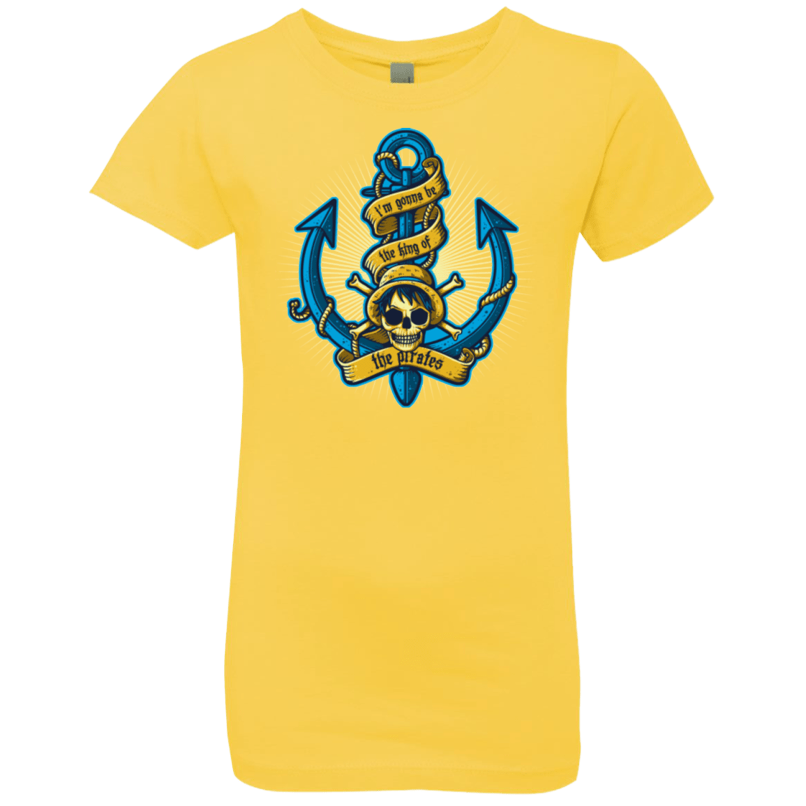 T-Shirts Vibrant Yellow / YXS KING OF PIRATES Girls Premium T-Shirt