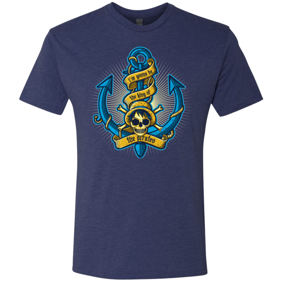 T-Shirts Vintage Navy / Small KING OF PIRATES Men's Triblend T-Shirt