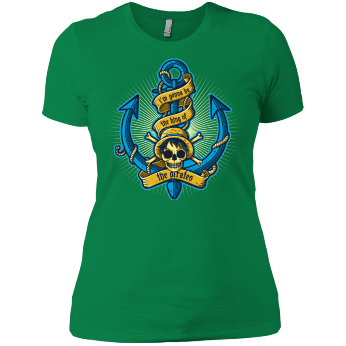 T-Shirts Kelly Green / X-Small KING OF PIRATES Women's Premium T-Shirt