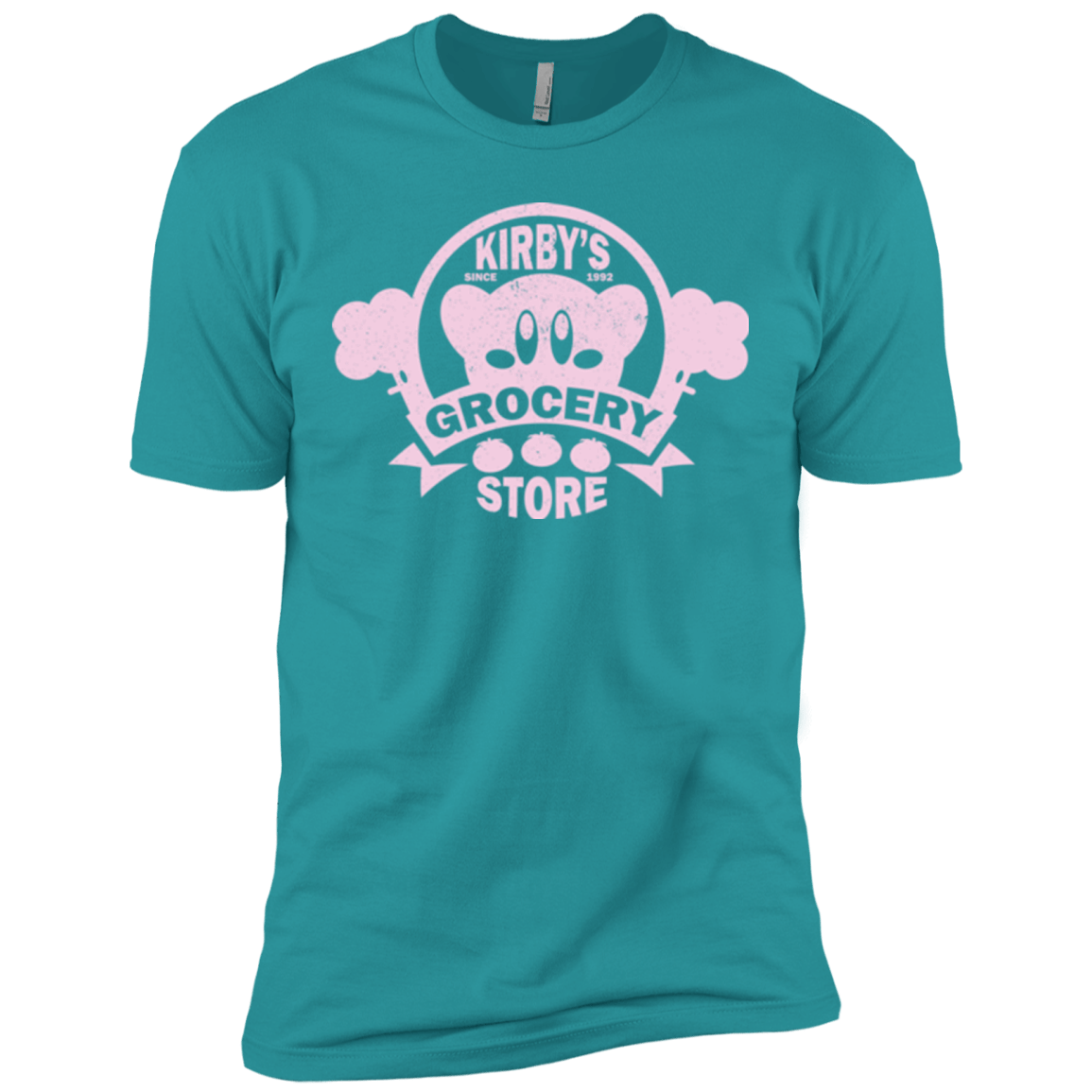 T-Shirts Tahiti Blue / X-Small Kirbys Grocery Store Men's Premium T-Shirt