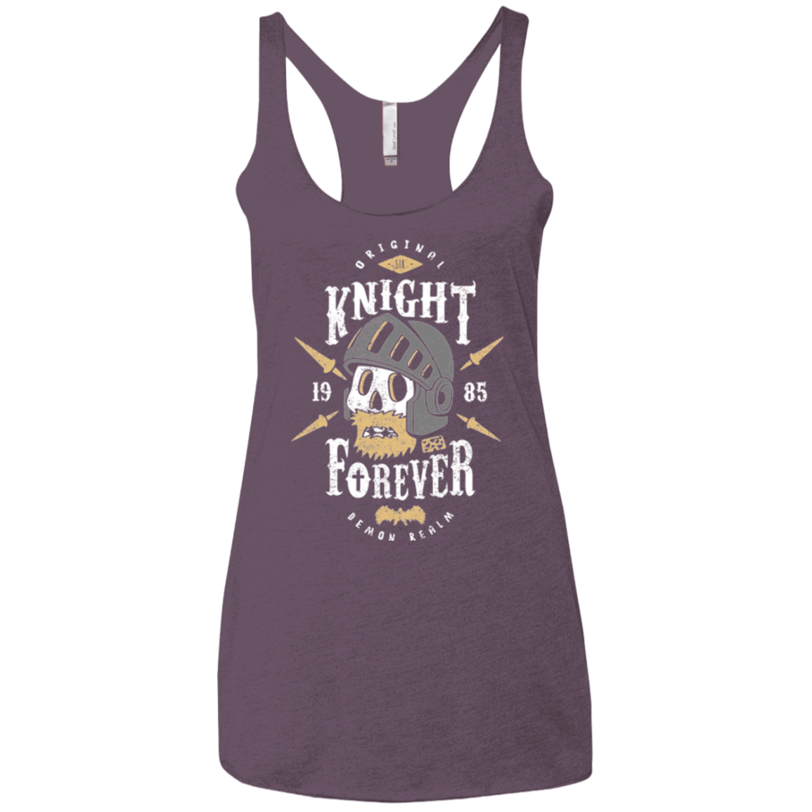 T-Shirts Vintage Purple / X-Small Knight Forever Women's Triblend Racerback Tank