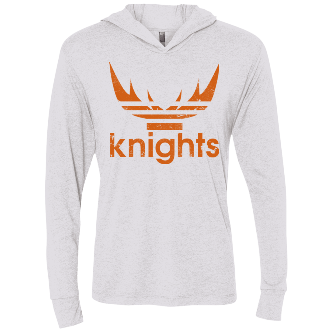 T-Shirts Heather White / X-Small Knights Triblend Long Sleeve Hoodie Tee