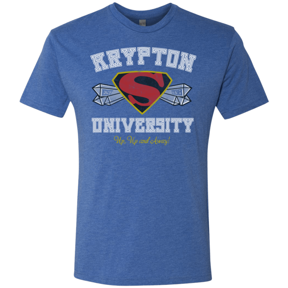 T-Shirts Vintage Royal / Small Krypton University Men's Triblend T-Shirt