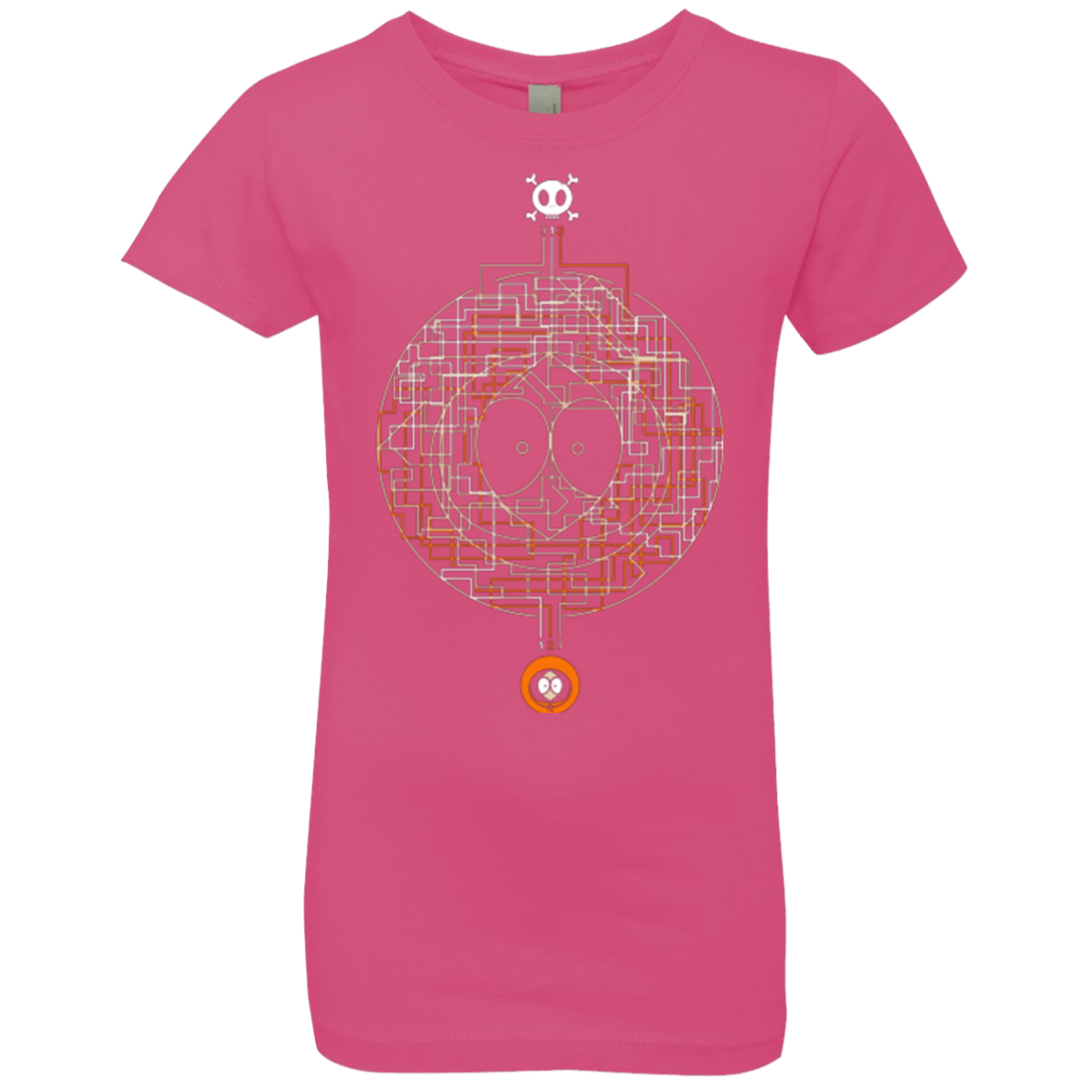 T-Shirts Hot Pink / YXS LABYRINTH OF DEATH Girls Premium T-Shirt