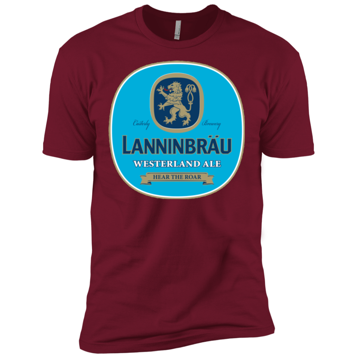 T-Shirts Cardinal / X-Small Lanninbrau Men's Premium T-Shirt