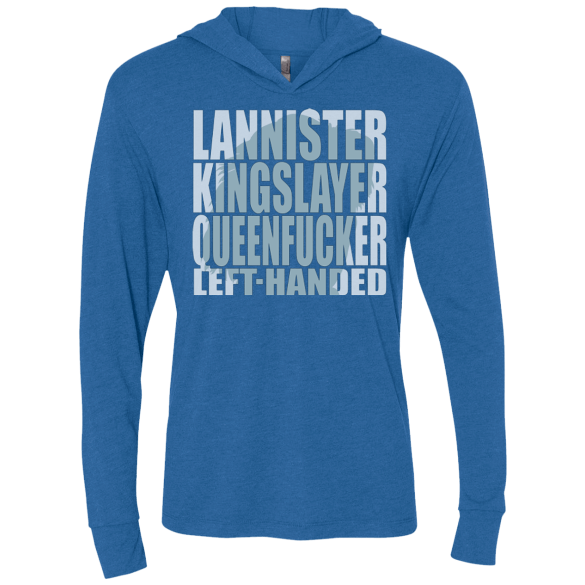 T-Shirts Vintage Royal / X-Small Lannister Left Handed Triblend Long Sleeve Hoodie Tee