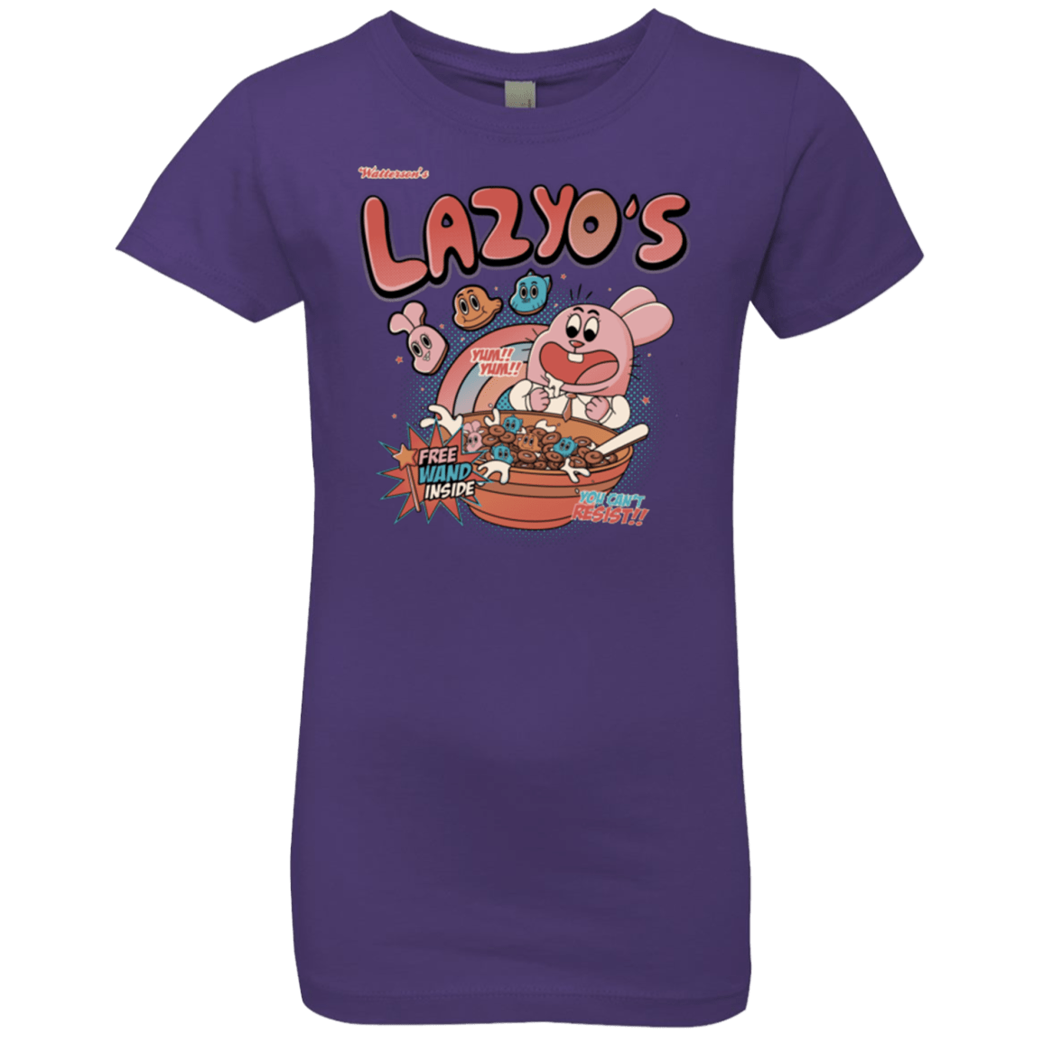 T-Shirts Purple Rush / YXS Lazyo's Girls Premium T-Shirt