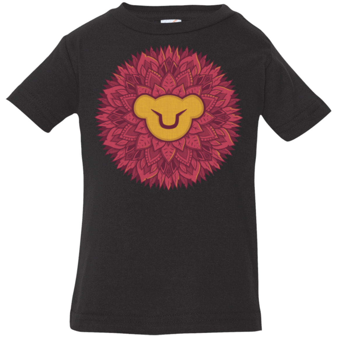 T-Shirts Black / 6 Months Leaf Mane Mandala Infant PremiumT-Shirt