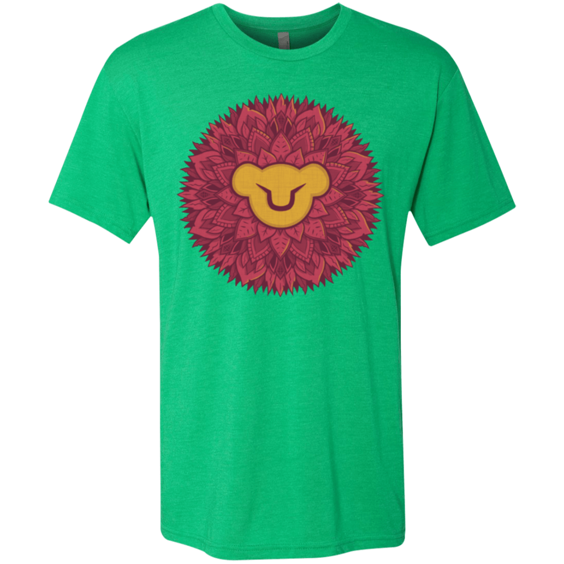 T-Shirts Envy / Small Leaf Mane Mandala Men's Triblend T-Shirt