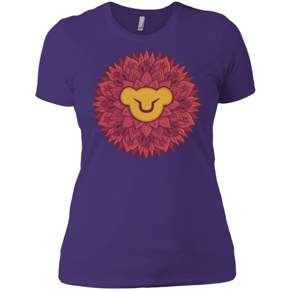 T-Shirts Purple / X-Small Leaf Mane Mandala Women's Premium T-Shirt