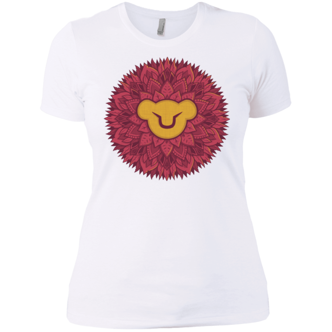 T-Shirts White / X-Small Leaf Mane Mandala Women's Premium T-Shirt