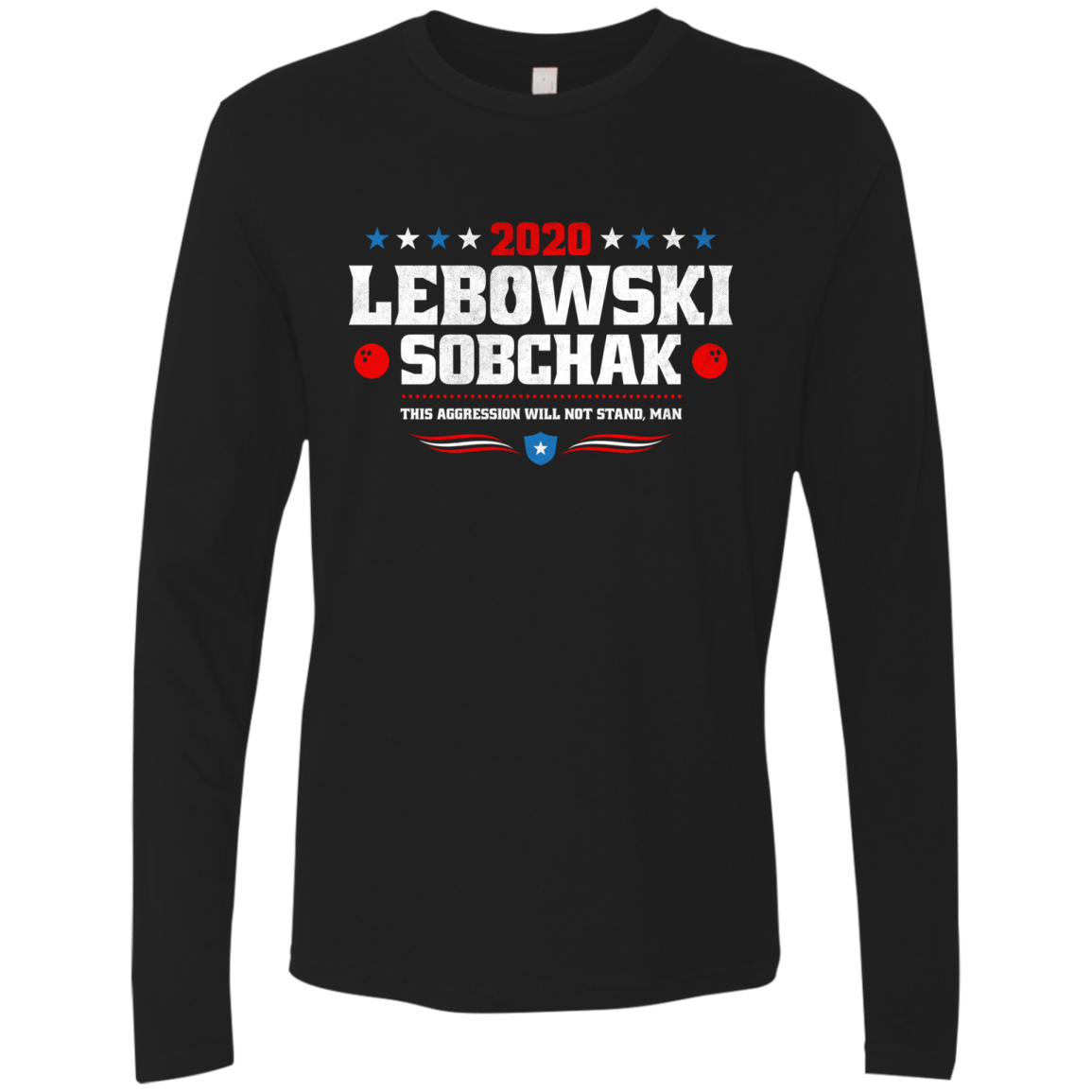 T-Shirts Black / Small Lebowski Sobchak Men's Premium Long Sleeve