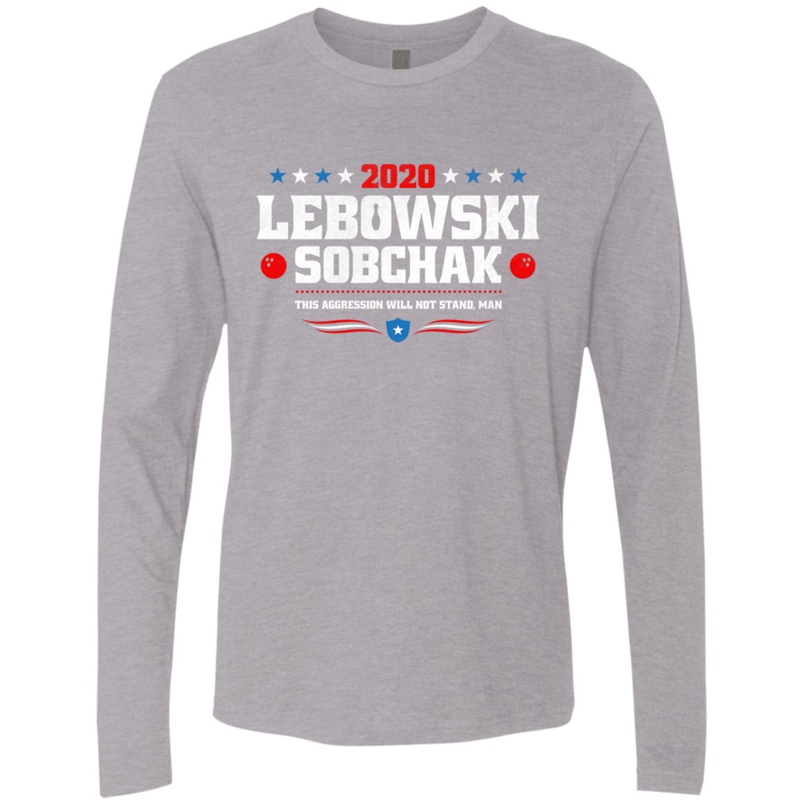 T-Shirts Heather Grey / Small Lebowski Sobchak Men's Premium Long Sleeve