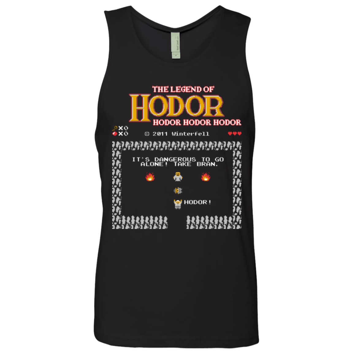 T-Shirts Black / Small Legend of Hodor Men's Premium Tank Top