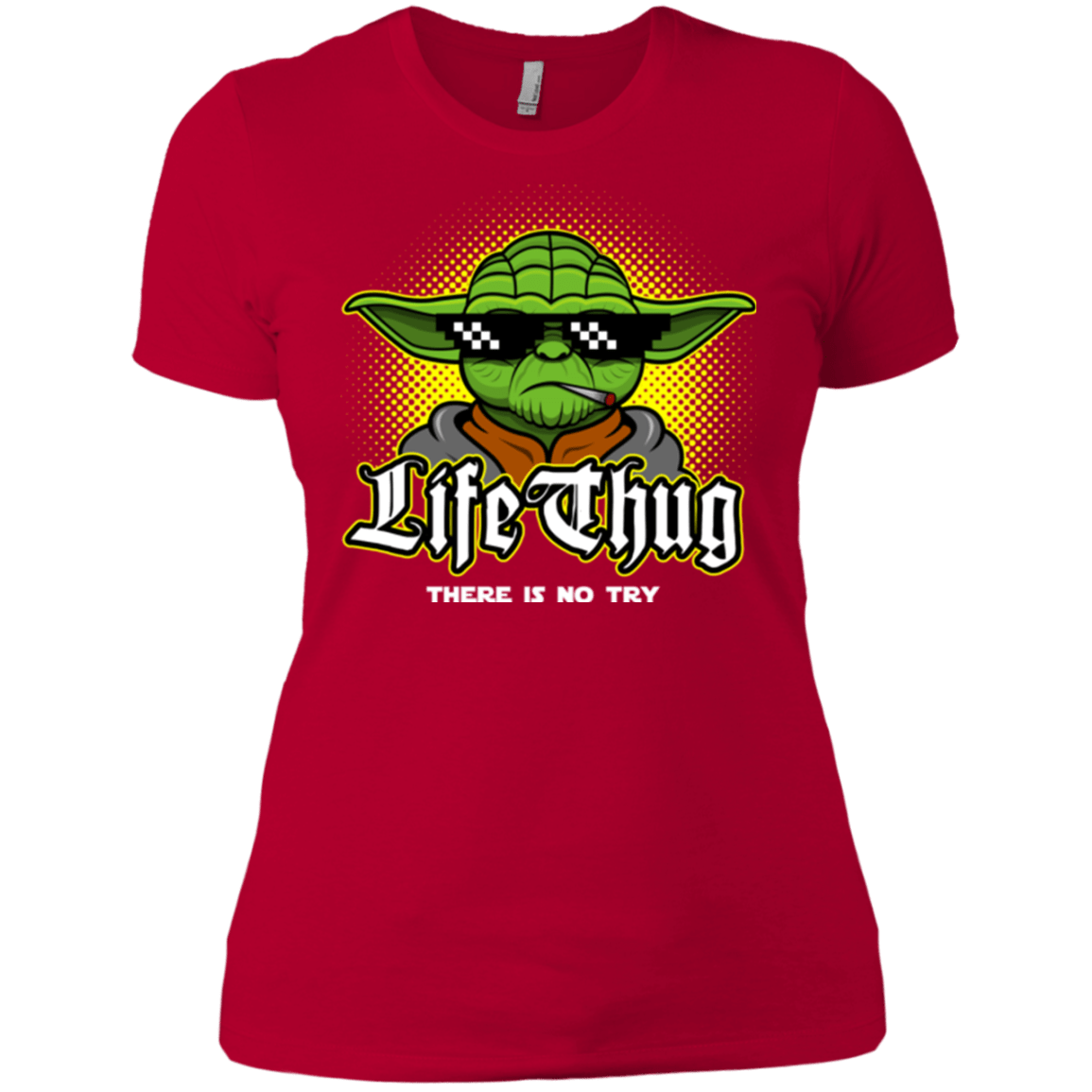 T-Shirts Red / X-Small Life thug Women's Premium T-Shirt